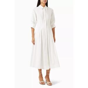 Simkhai Jazz Cutout Midi Dress - XS White